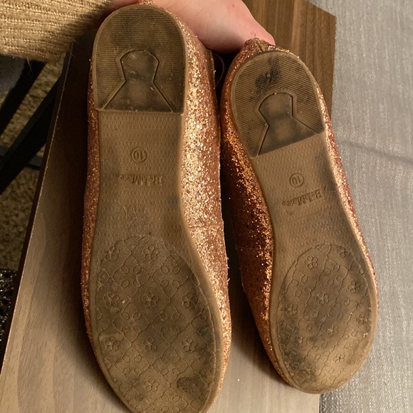 Lov Mark Rose Gold Sequin Ballet Flats Women’s Size 10 - Picture 7 of 7